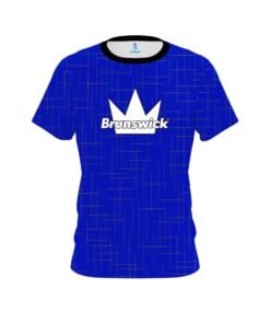 Brunswick Rising Blue CoolWick Bowling Jersey