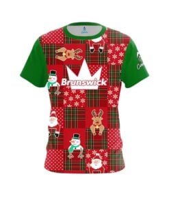 Brunswick Ugly Sweater Christmas Quilt Holiday Time Coolwick Bowling Jersey