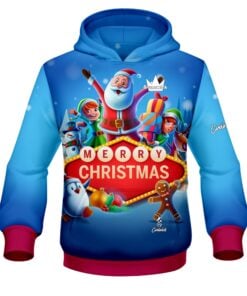 Brunswick Vegas Christmas CoolWick Bowling Hoodie