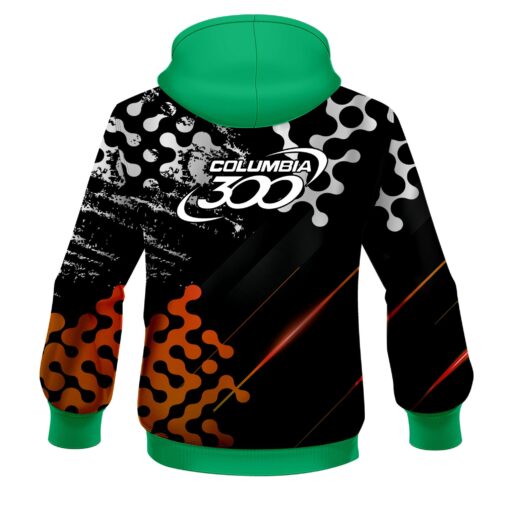 Columbia 300 Level Up Orange CoolWick Bowling Hoodie - Image 2