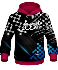 Columbia 300 Level Up Blue CoolWick Bowling Hoodie