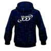 Columbia 300 Rising Navy Blue CoolWick Bowling Hoodie