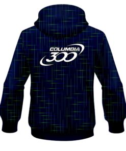 Columbia 300 Rising Navy Blue CoolWick Bowling Hoodie