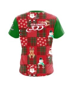 Alternative view of Columbia 300 Ugly Sweater Christmas Quilt Holiday Time Coolwick Bowling Jersey