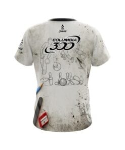 Alternative view of Columbia 300 Drawing Board CoolWick Bowling Jersey