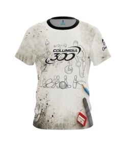Columbia 300 Drawing Board CoolWick Bowling Jersey