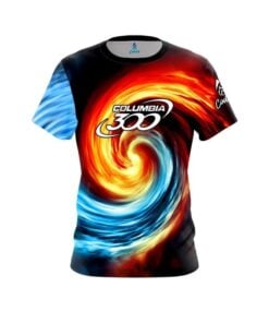 Columbia 300 Fire and Ice Vortex CoolWick Bowling Jersey