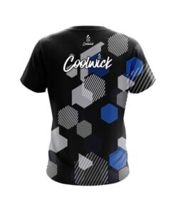 Alternative view of Signature Coolwick Geometric Monochrome CoolWick Bowling Jersey
