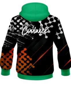 Alternative view of Signature Coolwick Level Up Orange Bowling Hoodie