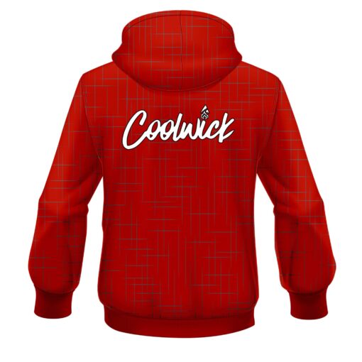 Signature Coolwick Rising Red Bowling Hoodie - Image 2