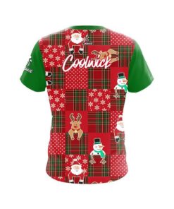 Alternative view of Signature Coolwick  Ugly Sweater Christmas Quilt Holiday Time Bowling Jersey