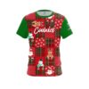 Signature Coolwick  Ugly Sweater Christmas Quilt Holiday Time Bowling Jersey