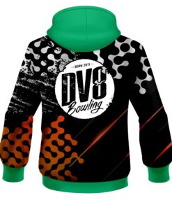Alternative view of DV8 Level Up Orange CoolWick Bowling Hoodie