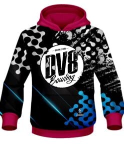 DV8 Level Up Blue CoolWick Bowling Hoodie