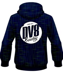 Alternative view of DV8 Rising Navy Blue CoolWick Bowling Hoodie