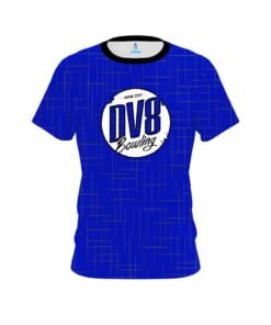 DV8 Rising Blue CoolWick Bowling Jersey