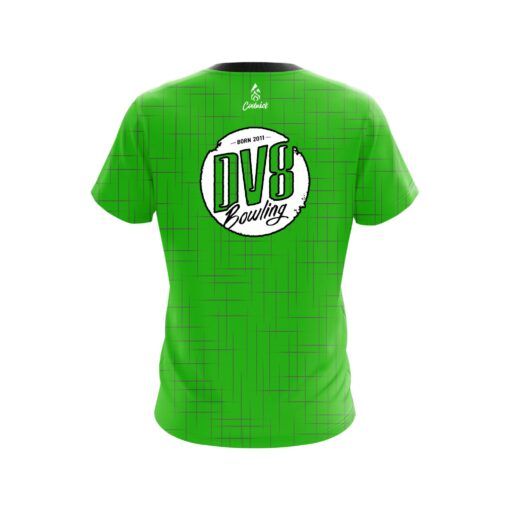 DV8 Rising Green CoolWick Bowling Jersey - Image 2