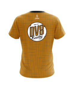 Alternative view of DV8 Rising Orange CoolWick Bowling Jersey