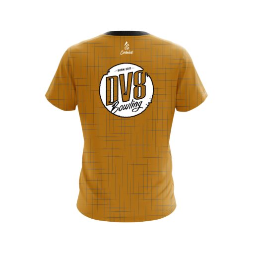 DV8 Rising Orange CoolWick Bowling Jersey - Image 2