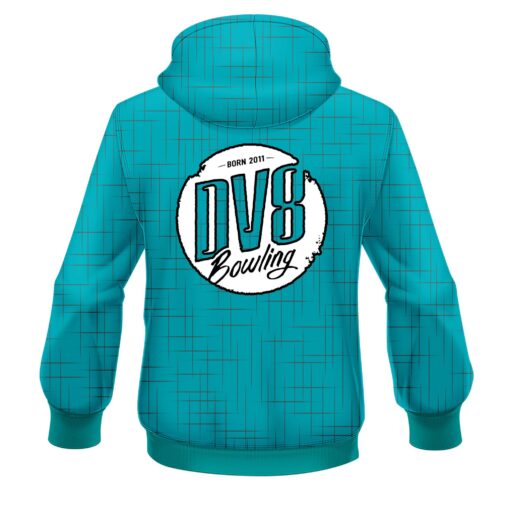 DV8 Rising Teal CoolWick Bowling Jersey - Image 4