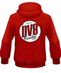 Alternative view of DV8 Rising Red CoolWick Bowling Hoodie