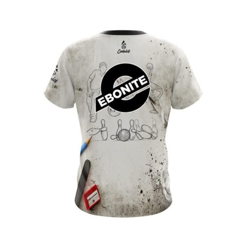 Ebonite Drawing Board CoolWick Bowling Jersey - Image 2