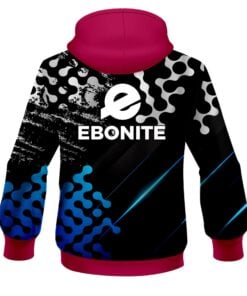 Alternative view of Ebonite Level Up Blue CoolWick Bowling Hoodie