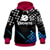 Ebonite Level Up Blue CoolWick Bowling Hoodie