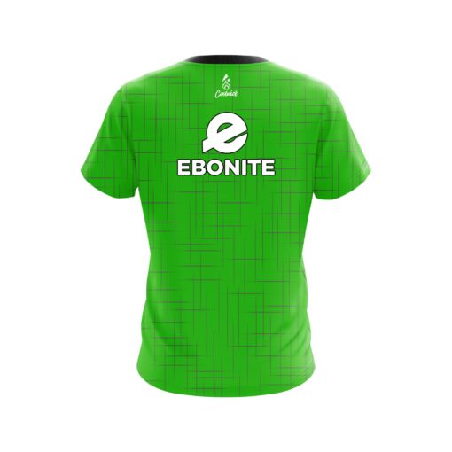Ebonite Rising Green CoolWick Bowling Jersey - Image 2