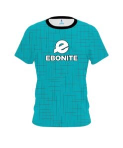 Ebonite Rising Teal CoolWick Bowling Jersey