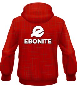 Alternative view of Ebonite Rising Red CoolWick Bowling Hoodie