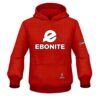 Ebonite Rising Red CoolWick Bowling Hoodie