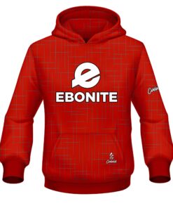 Ebonite Rising Red CoolWick Bowling Hoodie