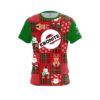 Ebonite Ugly Sweater Christmas Quilt Holiday Time Bowling Jersey