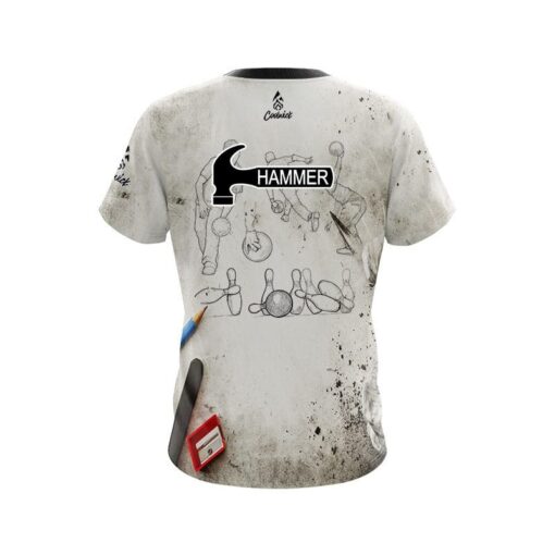 Hammer Drawing Board CoolWick Bowling Jersey - Image 2