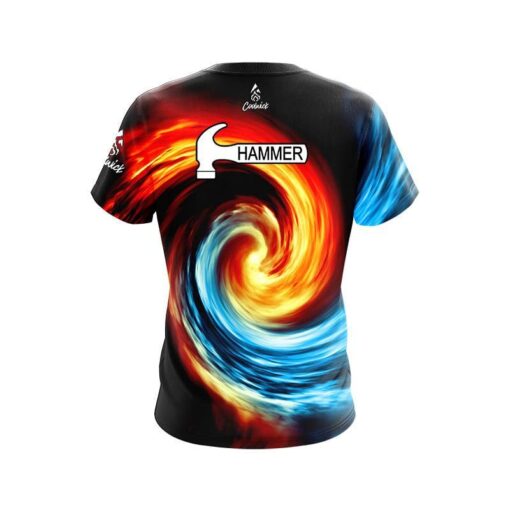 Hammer Fire and Ice Vortex CoolWick Bowling Jersey - Image 2