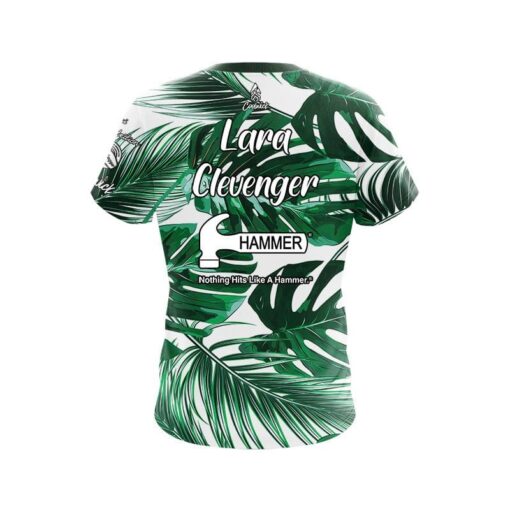 Lara Clevenger Leaves CoolWick Bowling Jersey - Image 2