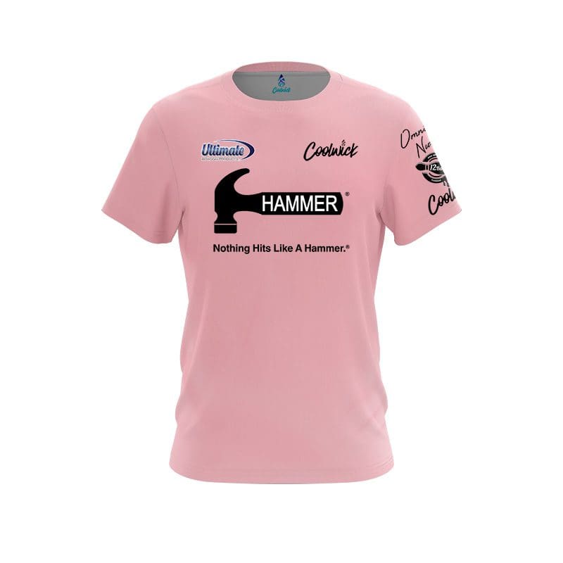 Lara Clevenger Light Pink CoolWick Bowling Jersey