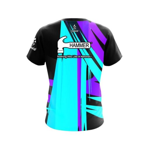Hammer Paint Brush Drip CoolWick Bowling Jersey - Image 2