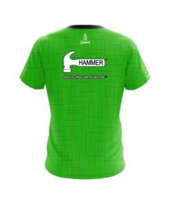 Alternative view of Hammer Rising Green CoolWick Bowling Jersey