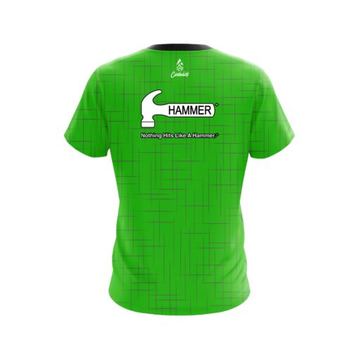 Hammer Rising Green CoolWick Bowling Jersey - Image 2