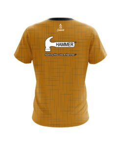 Alternative view of Hammer Rising Orange CoolWick Bowling Jersey