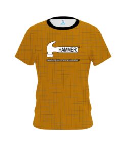 Hammer Rising Orange CoolWick Bowling Jersey