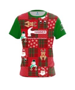 Hammer Ugly Sweater Christmas Quilt Holiday Time Bowling Jersey