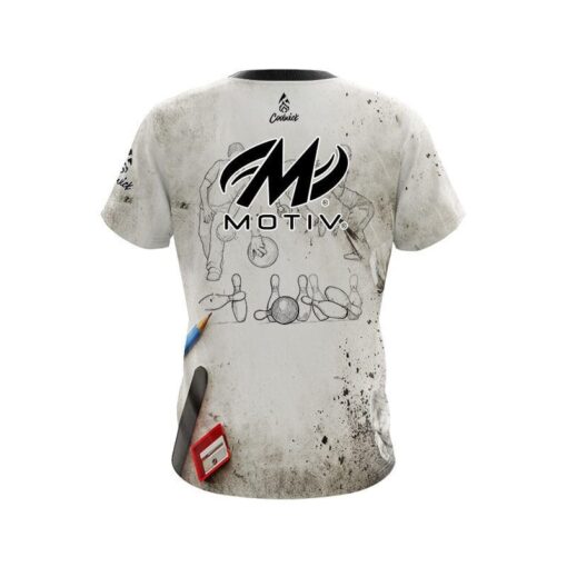Motiv Drawing Board CoolWick Bowling Jersey - Image 2