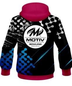 Alternative view of Motiv Level Up Blue CoolWick Bowling Hoodie