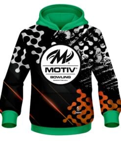Motiv Level Up Orange CoolWick Bowling Hoodie