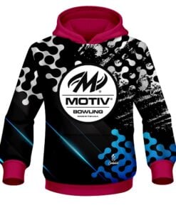 Motiv Level Up Blue CoolWick Bowling Hoodie