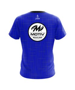 Alternative view of Motiv Rising Blue CoolWick Bowling Jersey