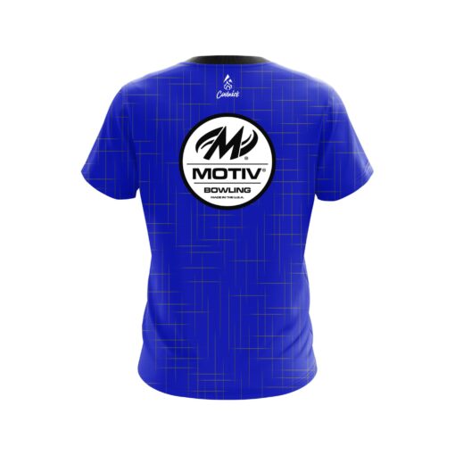 Motiv Rising Blue CoolWick Bowling Jersey - Image 2